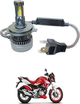 LOVMOTO H4 Mini Bi-LED Projector Dual Lens LED Headlight Bulb Hi-Low 60W Retrofit SG38 Headlight Car, Motorbike LED for Honda (12 V, 60 W)(CBR 250R, Pack of 1)