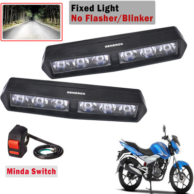 Generox LED Fog Light for Bajaj Discover 100 M