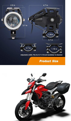 PECUNIA LED Fog Lamp Unit for Universal For Car Universal For Car