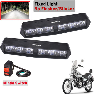 Generox LED Fog Light for Bajaj Avenger 220