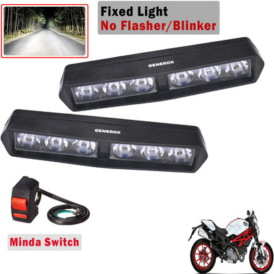 Generox LED Fog Light for Ducati Monster 796 S2R
