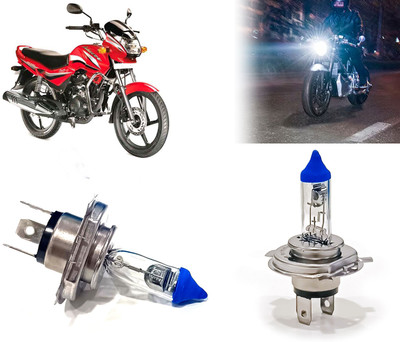 AUTO PEARL Halogen H4 Front Headlight Bulb Ultra Bright for Achiever Headlight Motorbike Halogen for Hero (12 V, 35 W)(Achiever, Pack of 1)
