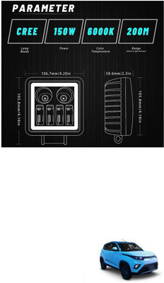 PECUNIA LED Fog Lamp Unit for Mahindra Universal For Car