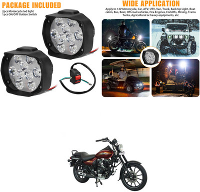 prtke LED Headlight for Universal For Bike Avenger 220 DTS-i