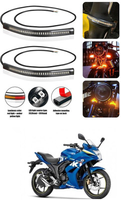LOVMOTO Front LED Indicator Light for Suzuki Gixxer SF(Multicolor)