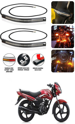 LOVMOTO Front LED Indicator Light for TVS Sport(Yellow, Red)