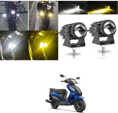 LOVMOTO Front LED Indicator Light for Suzuki Lets(White, Yellow)