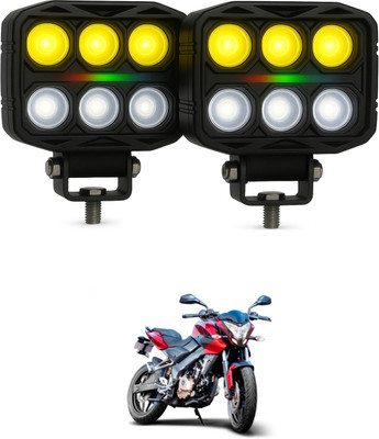 GONAMA Universal 6 LED 5 in 1 Mode LED Fog Light, Fog Lamp, Reflecting 5 Modes sg68 Fog Lamp Car, Motorbike LED for Honda (12 V, 120 W)(Universal For Bike, Pack of 1)