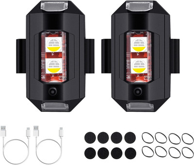 LOVMOTO Front LED Indicator Light for Universal For Bike(Multicolor)
