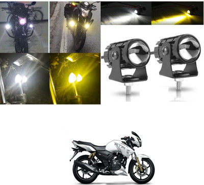 LOVMOTO Front LED Indicator Light for TVS Apache RTR 180(Yellow)