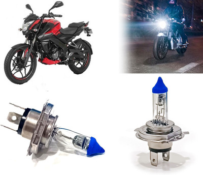 AUTO PEARL Halogen H4 Front Headlight Bulb Ultra Bright for Pulsar NS 160BS6 Headlight Motorbike Halogen for Bajaj (12 V, 35 W)(Pulsar 160 NS DTS-i, Pack of 1)