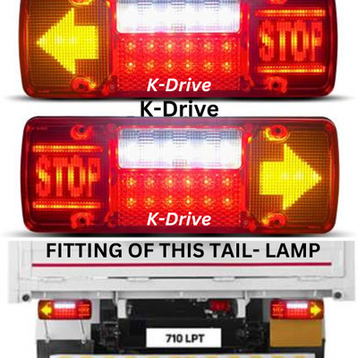 K-Drive LED Tail-light for Tata Universal For Car