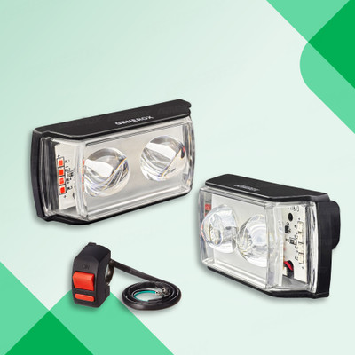 Generox LED Fog Light for Universal For Bike