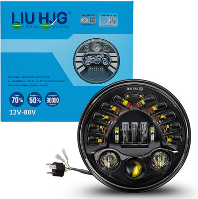 AutoPowerz LED Headlight for Universal For Bike