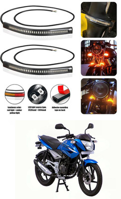 LOVMOTO Front LED Indicator Light for Bajaj(Multicolor)