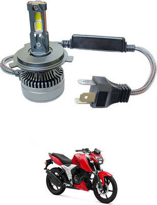 LOVMOTO Led Headlight Bulbs Car Bike 120W Super Bright LED Headlight ConversOn Kit S12 Headlight Car, Motorbike LED for TVS (12 V, 120 W)(Apache RTR 160, Pack of 2)