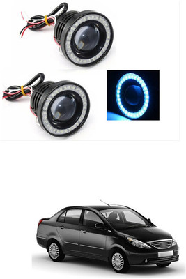 LOVMOTO Car DRL Daytime Running Light Round Shape White SG26 Headlight Car, Motorbike LED for Tata (12 V, 20 W)(Universal For Car, Pack of 2)