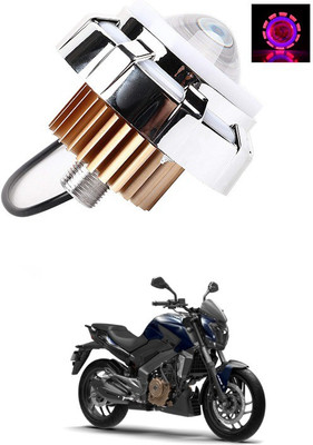 PECUNIA High/Low Beam LED Projector Lens Dual Angel Devil Eye Head Lamp 242 Headlight Car, Motorbike LED (12 V, 36 W)(Universal For Bike, Universal For Car, Pack of 1)