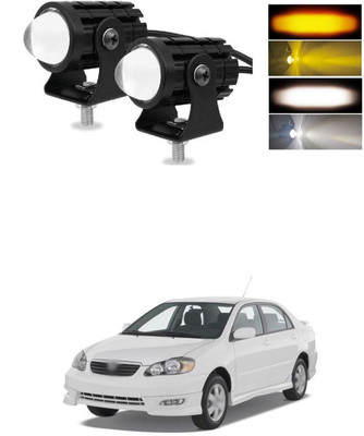 LOVMOTO Small LED Driving Lights Motorcycle Fog Lights 751 Headlight Car, Motorbike LED for Toyota (12 V, 36 W)(Corolla, Pack of 2)