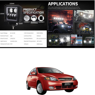 PRTEK LED Headlight for Chevrolet Optra SRV