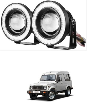 LOVMOTO Car COB LED Projector Light Car with Angle Eye Projector X135 Headlight Car, Motorbike LED for Maruti Suzuki (12 V, 20 W)(Gypsy)