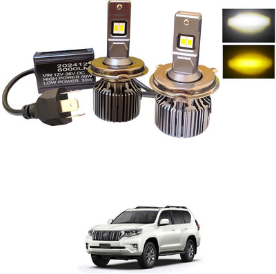 LOVMOTO H4 Fitting 100w Led Headlight Bulb Dual Color with flashingHeadlamp Bulb sg243 Car Fancy Lights(White, Yellow)