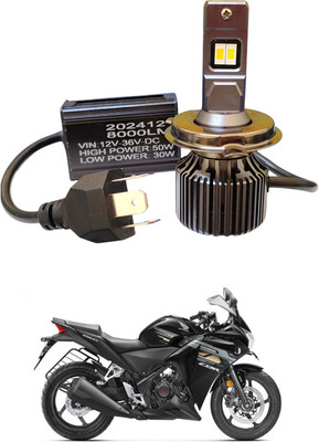 LOVMOTO H4 Fitting 50w Led Headlight Bulb Dual Color with flashingHeadlamp Bulb sg37 Headlight Car, Motorbike LED for Honda (12 V, 50 W)(CBR 250R, Pack of 1)