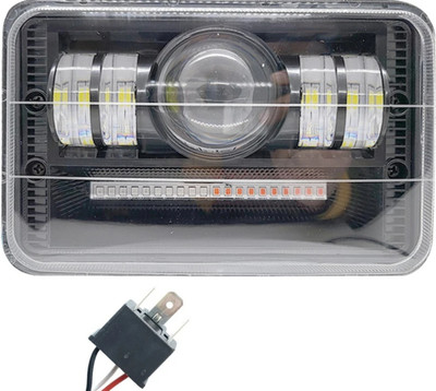 Abhi accesories LED Headlight for Hero Super Splendor, Universal For Bike