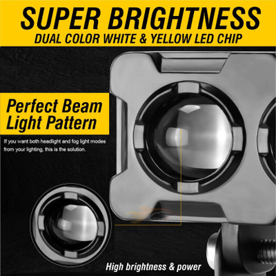 PROKONAI LED Fog Lamp Unit for Universal For Car Universal For Car