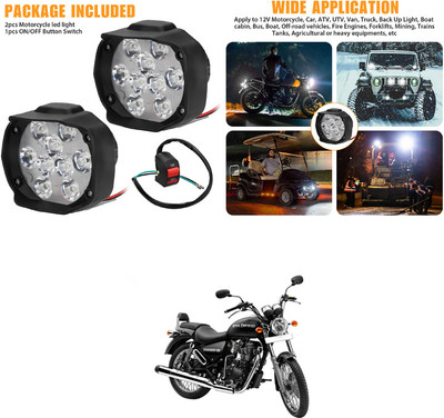 prtke LED Headlight for Universal For Bike Thunder Bird 350