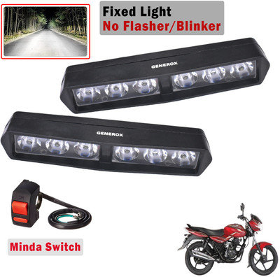 Generox LED Fog Light for Bajaj Discover 100 DTS-i