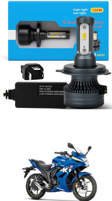 GONAMA Universal 130W M3 H4 New Model LED Bulb AC/DC LED Headlight Bulb White sg115 Interior Light Car, Motorbike LED for TVS (12 V, 130 W)(Universal For Bike)