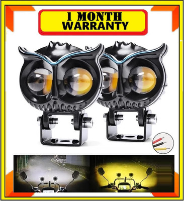 HALLOWS LED Fog Light for Hero, Honda, KTM, Kawasaki, Bajaj, Yamaha, Suzuki Universal For Bike
