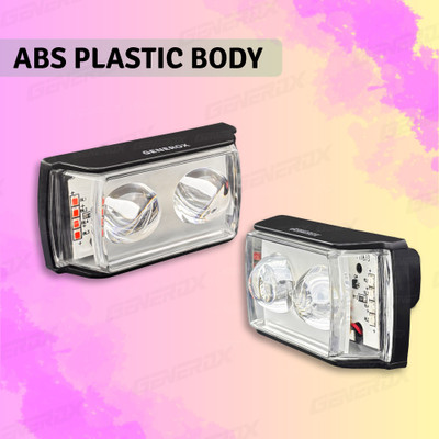 Generox LED Fog Light for Universal For Bike
