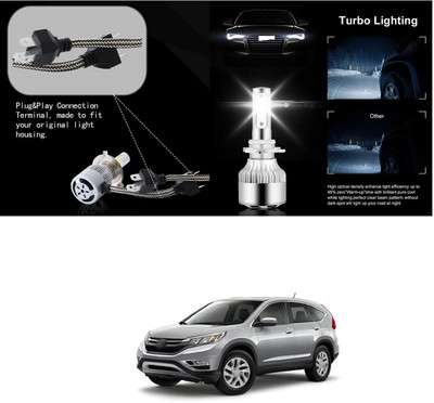 XZRTZ LED LIGHT Car Headlight Bulbs Car Headlight/Fog Lights/DRL For H-onda C-RV Headlight Car, Motorbike LED for Honda (12 V, 55 W)(Universal For Car, Pack of 2)