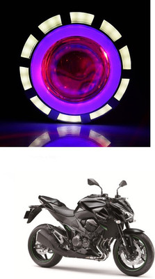 PECUNIA High/Low Beam LED Projector Lens Dual Angel Devil Eye Head Lamp 190 Headlight Car, Motorbike LED (12 V, 36 W)(Universal For Bike, Universal For Car, Pack of 1)