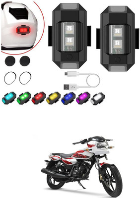 LOVMOTO Front, Rear LED Indicator Light for TVS Phoenix 125(Multicolor)