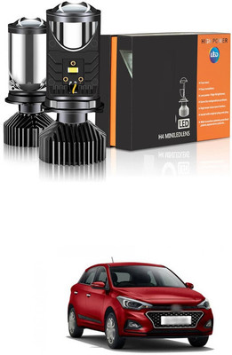 LOVMOTO H4/9003/HB2 LED Headlight Bulbs with Mini Projector Lens Canbus Hi/Lo Beam sg83 Headlight Car LED for Hyundai (12 V, 30 W)(Elite i20, Pack of 2)