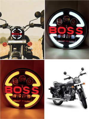 AutoTech LED Fog Light for Mahindra, Royal Enfield, Harley Davidson Bullet 350, Bullet Electra, Bullet Trials 350, Bullet Trials 500, Thar