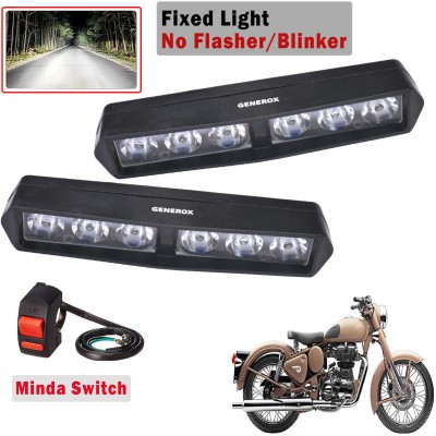 Generox LED Fog Light for Royal Enfield Classic 500