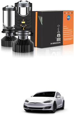 LOVMOTO H4/9003/HB2 LED Headlight Bulbs with Mini Projector Lens Canbus Hi/Lo Beam sg231 Headlight Car LED for Tata (12 V, 30 W)(Universal For Car, Pack of 2)