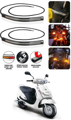 LOVMOTO Front LED Indicator Light for Mahindra Duro DZ(Multicolor)