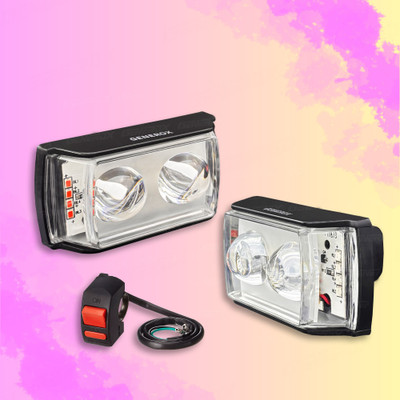 Generox LED Fog Light for Universal For Bike