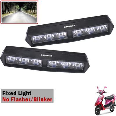 Generox LED Fog Light for TVS Scooty Pep