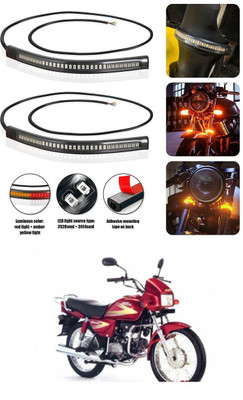 LOVMOTO Front LED Indicator Light for Hero Splendor(Multicolor)