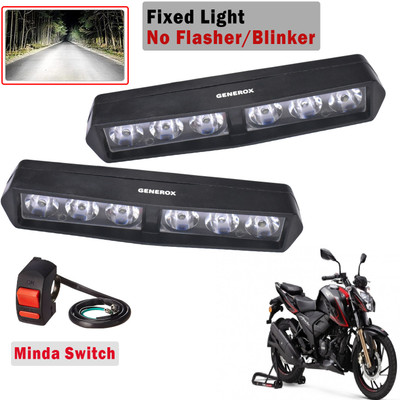 Generox LED Fog Light for TVS Apache RTR 200