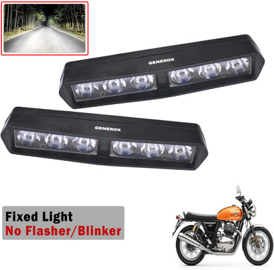 Generox LED Fog Light for Royal Enfield Interceptor 650