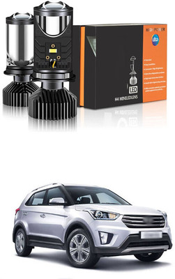 LOVMOTO H4/9003/HB2 LED Headlight Bulbs with Mini Projector Lens Canbus Hi/Lo Beam sg12 Car Fancy Lights(White)