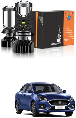 LOVMOTO H4/9003/HB2 LED Headlight Bulbs with Mini Projector Lens Canbus Hi/Lo Beam sg130 Car Fancy Lights(White)