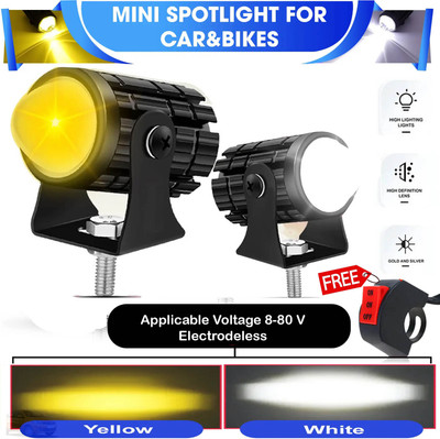 Pious LED Fog Light for Tata Universal For Bike